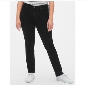 Gap Real Straight Jeans Black 